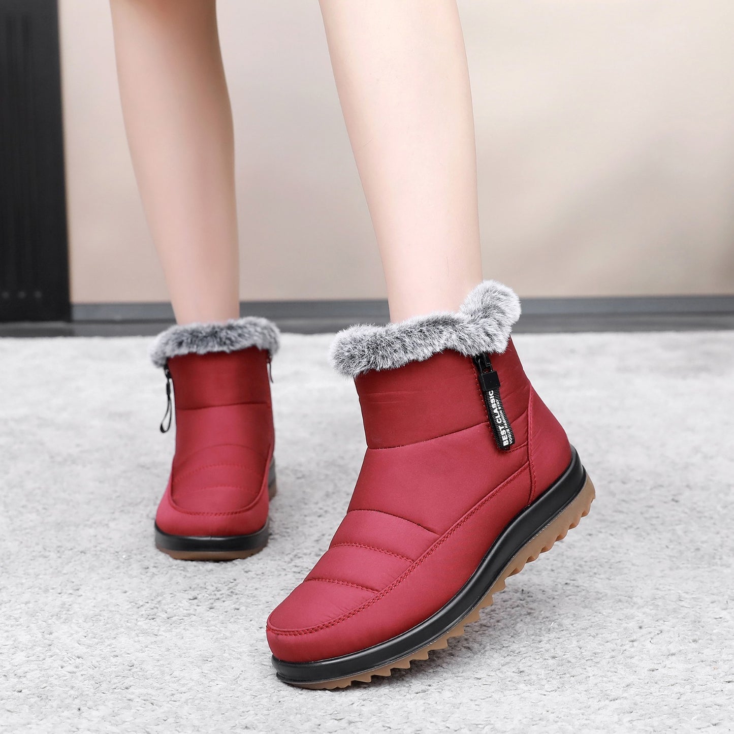 Lina Bottines Courtes Chaudes
