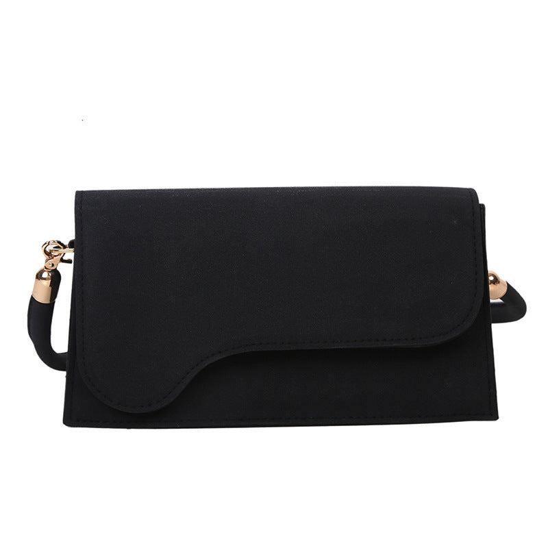 Sac baguette suédée