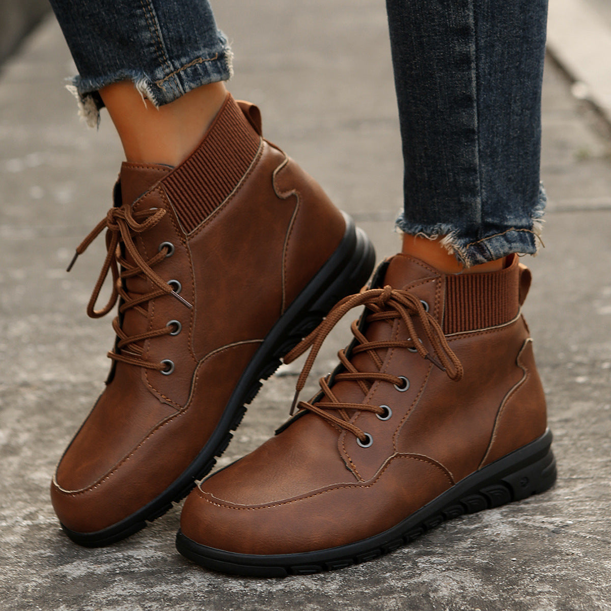 bottines-retro-lacets