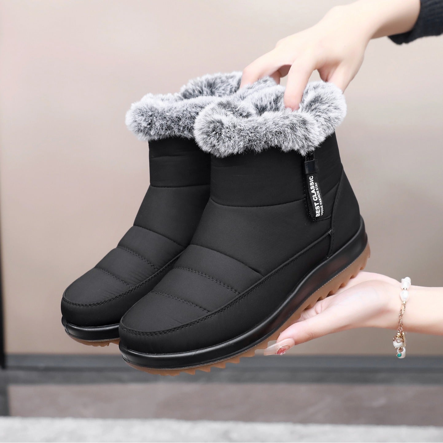 Lina Bottines Courtes Chaudes