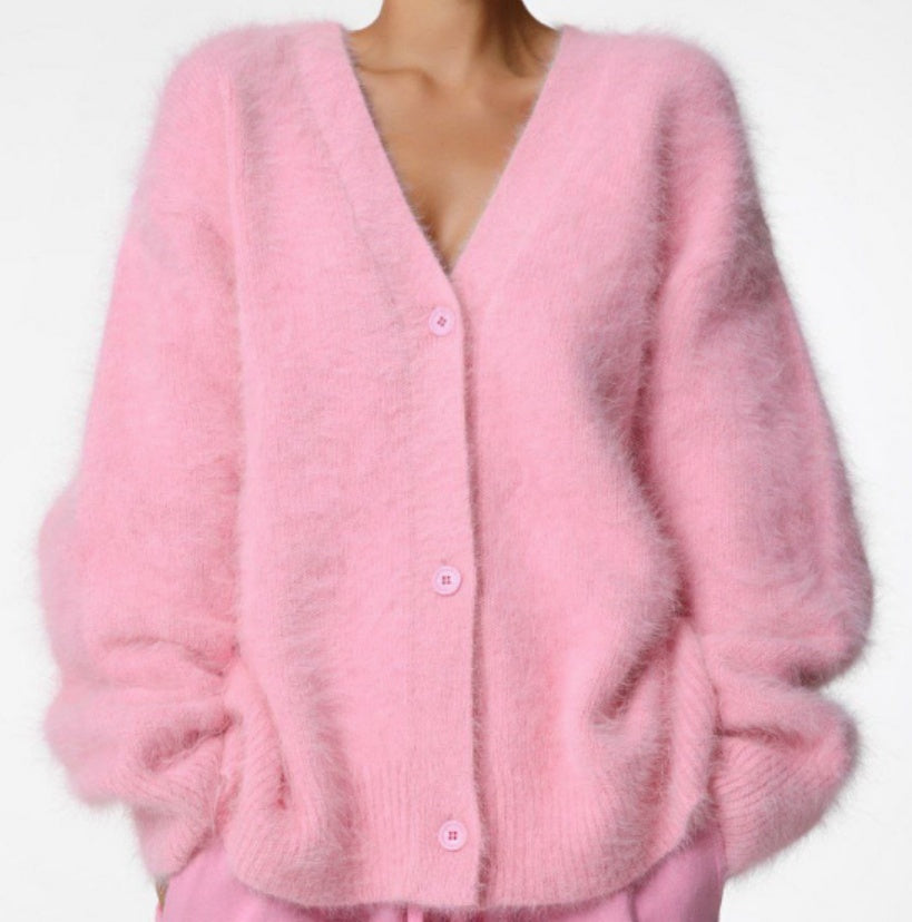 Gilet Loose  Col V Automne-Hiver