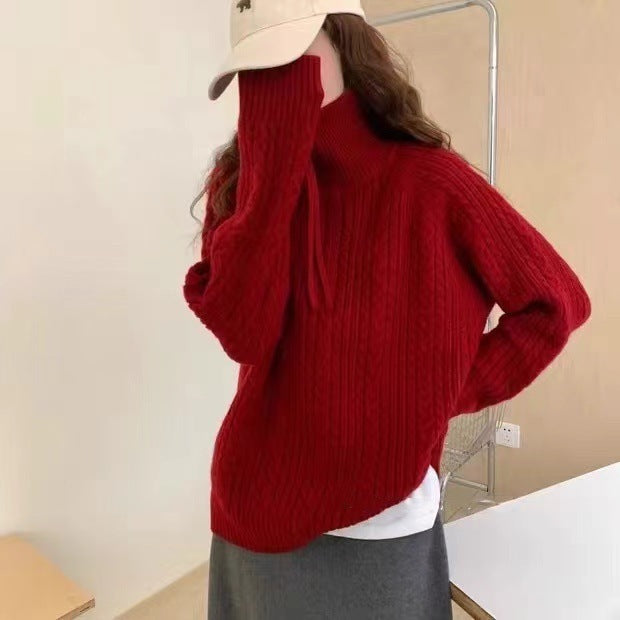 Pull Col Rabattu