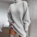 Robe Pull Col Roulé pour l’Hiver - FEMME FATALE