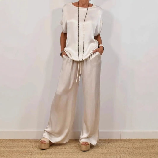 Ensemble Satin Camel