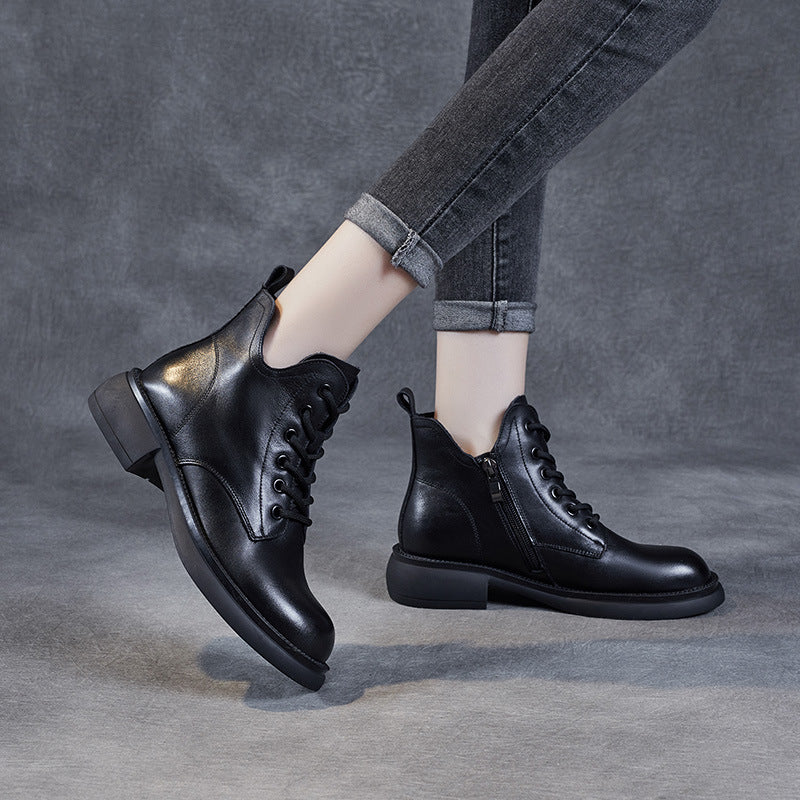 Bottines Martin en cuir