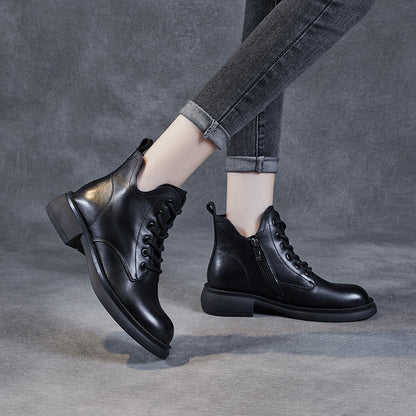 Bottines Martin en cuir