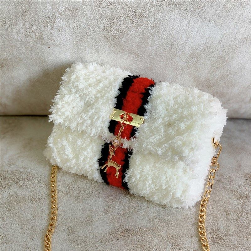 Sac en peluche tissé à la main