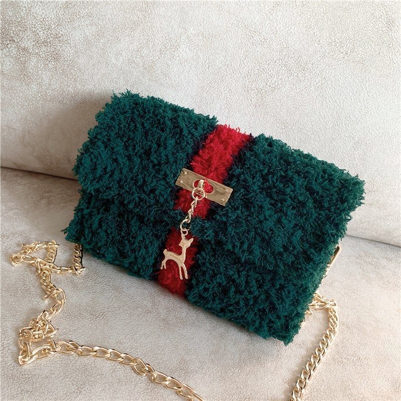 Sac en peluche tissé à la main
