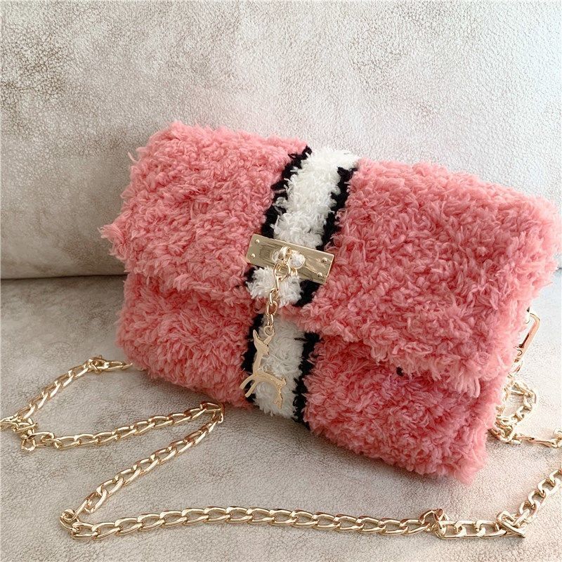 Sac en peluche tissé à la main