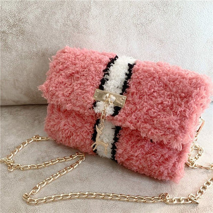 Sac en peluche tissé à la main