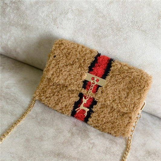 Sac en peluche tissé à la main
