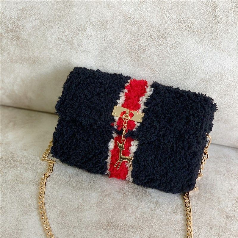 Sac en peluche tissé à la main