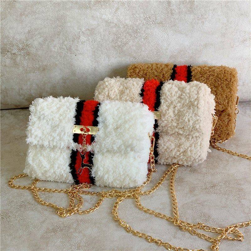 Sac en peluche tissé à la main
