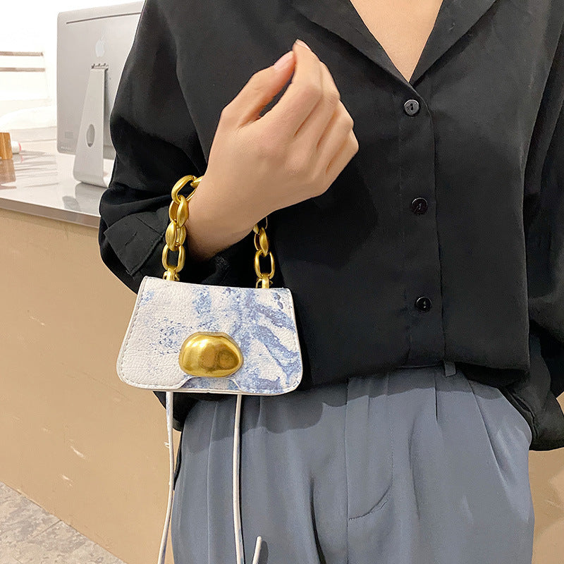 Mini sac carré à chaîne