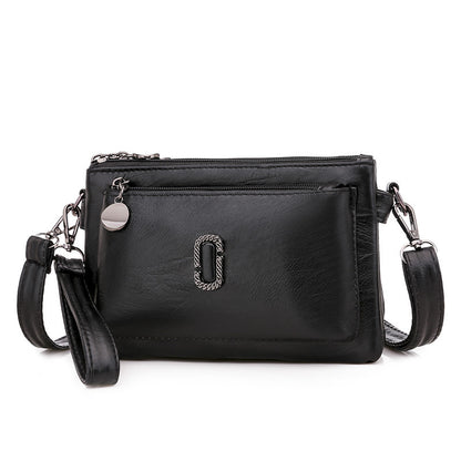 Sac porté croisé en cuir souple