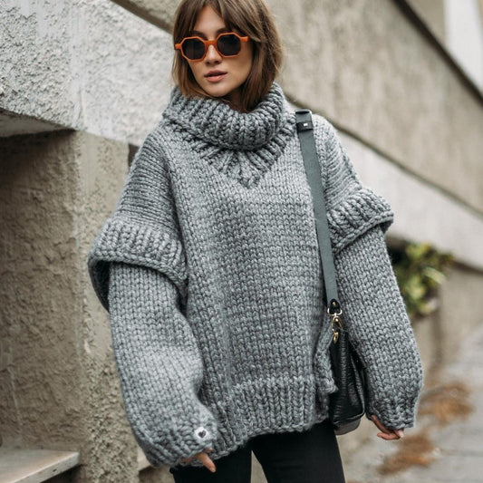 Pull Doux - Col Roulé