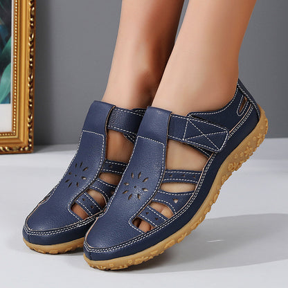 Sandales Vintage en Cuir Véritable