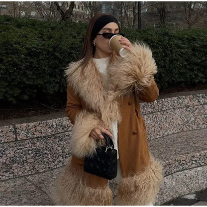 Manteau Confortable Style Rétro