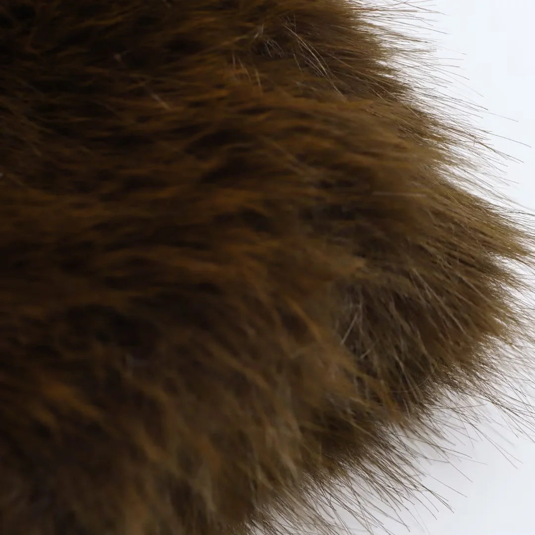 Manteau Street en Fausse Fourrure
