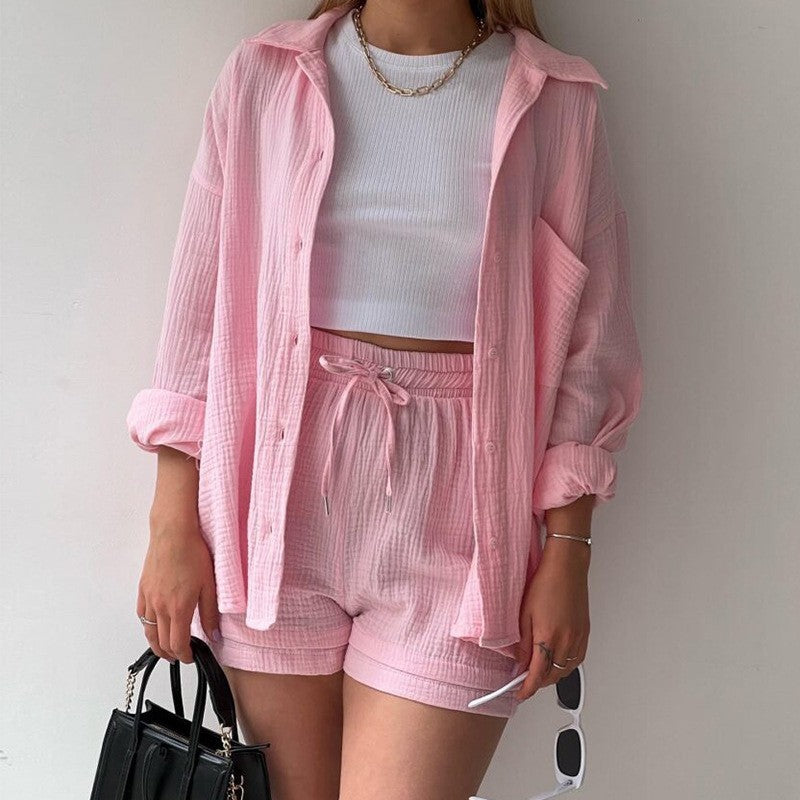 Chemise à manches longues et revers Champray - FEMME FATALE