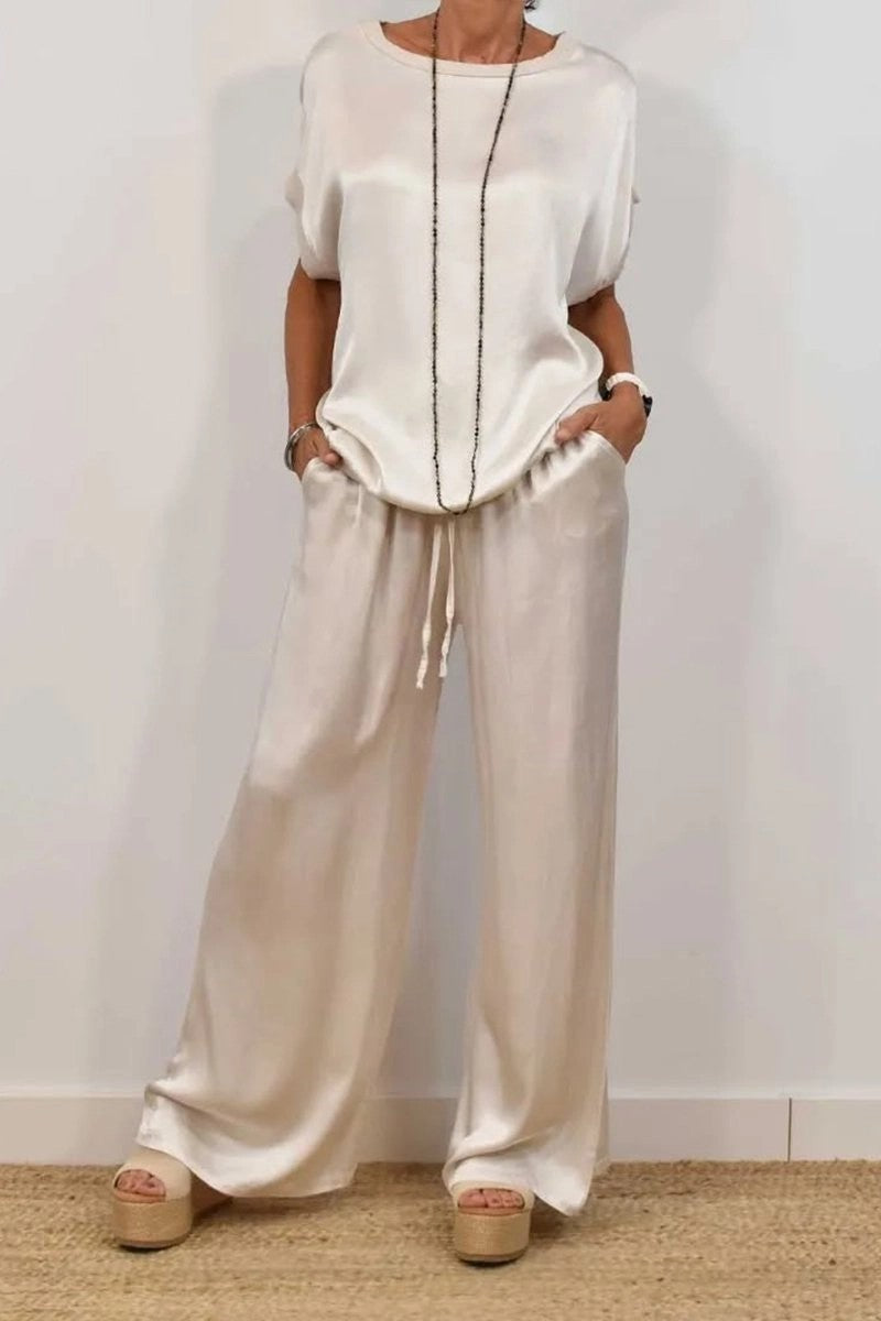 Ensemble Satin Camel