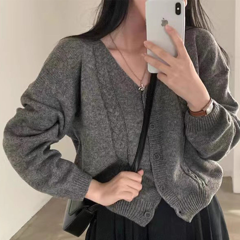 Gilet Col V Torsadé