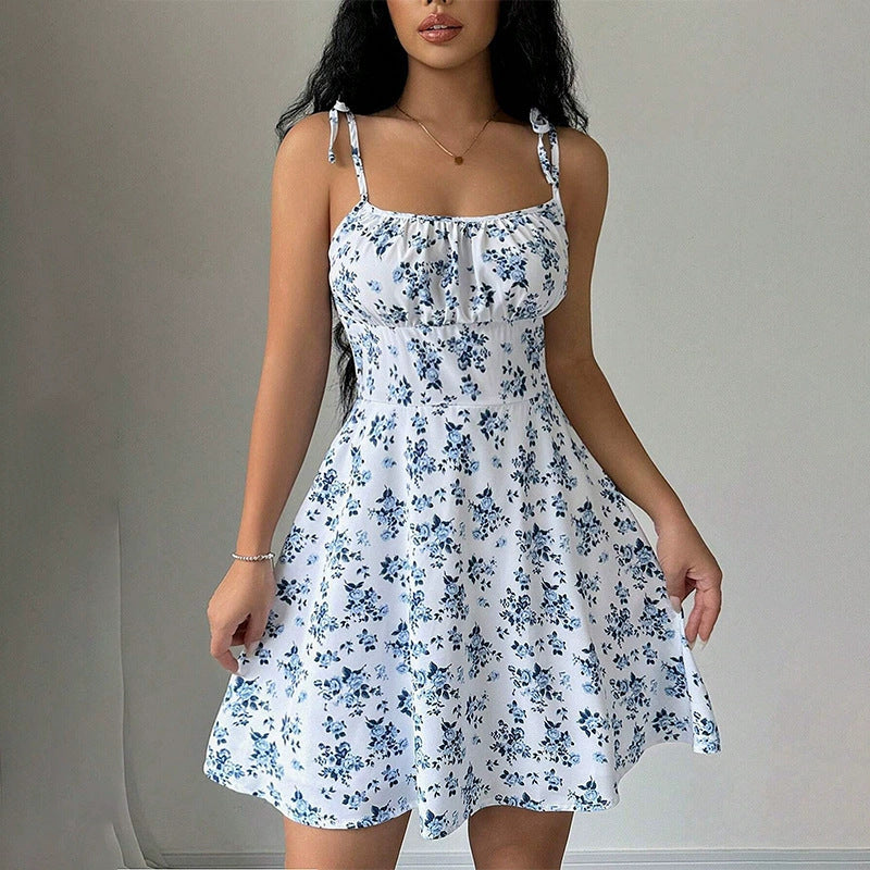 Robe d'été imprimée à fleurs