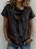 T-shirt d'été décontracté à manches courtes pour femme