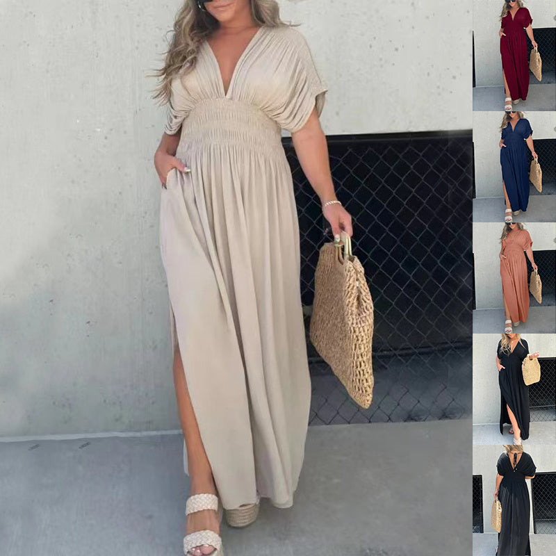 Robe d'été à manches chauve-souris - FEMME FATALE