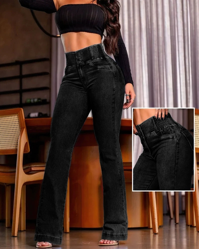 Pantalon skinny en denim extensible - FEMME FATALE