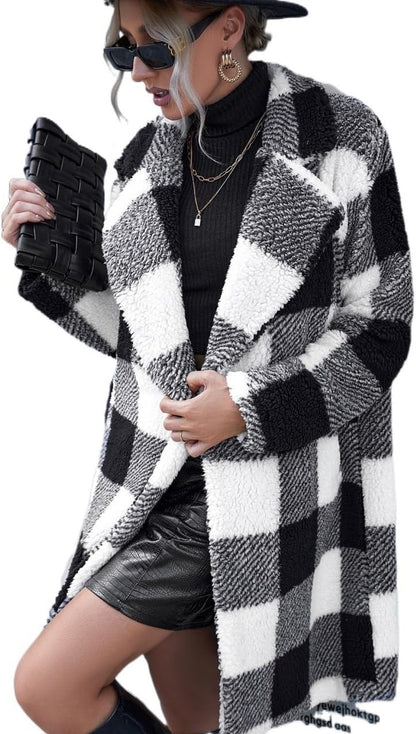 Manteau Carreaux DINA