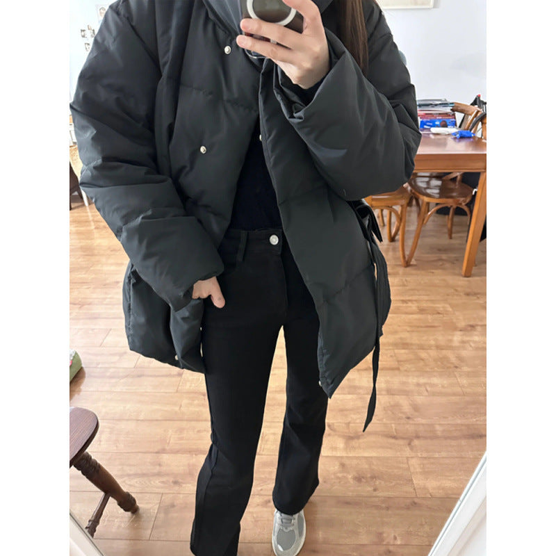 Manteau Cintré avec Ceinture