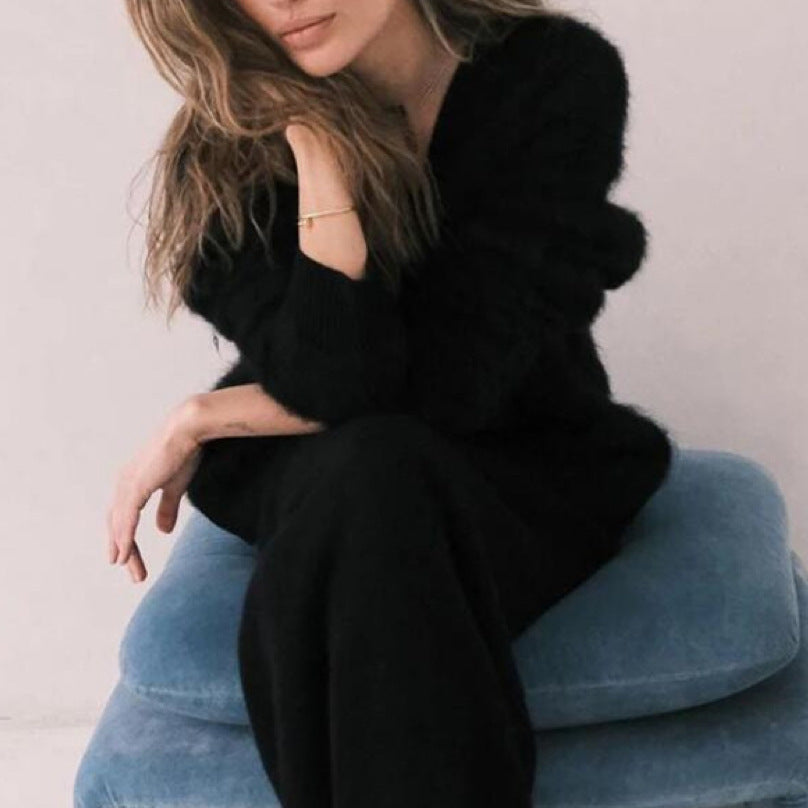 Gilet Loose  Col V Automne-Hiver