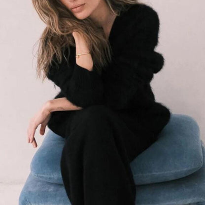 Gilet Loose  Col V Automne-Hiver