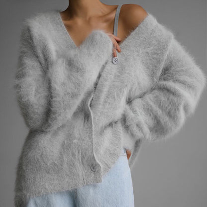 Gilet Loose  Col V Automne-Hiver