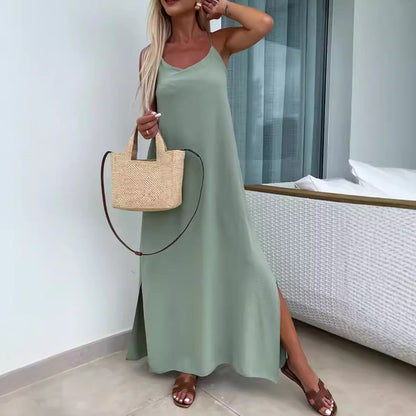 Robe ample à bretelle
