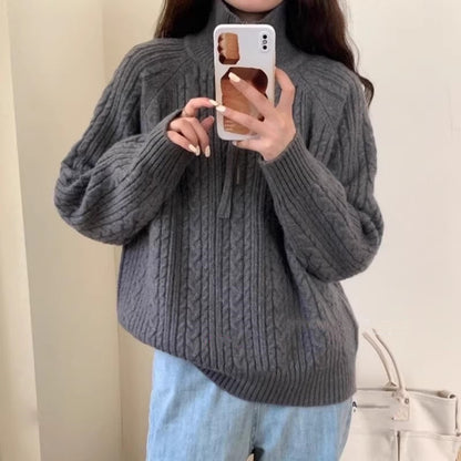 Pull Col Rabattu