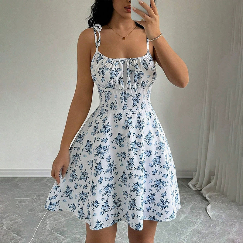 Robe d'été imprimée à fleurs