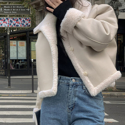 Manteau Réversible en Agneau