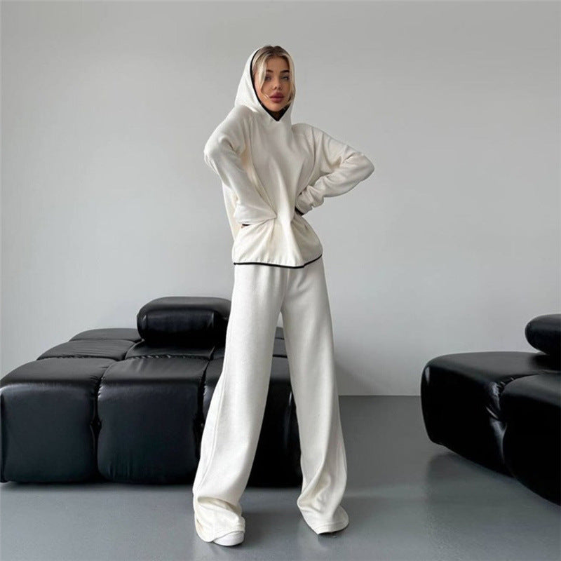 Ensemble Chic : Sweat à Capuche & Pantalon Droit - FEMME FATALE