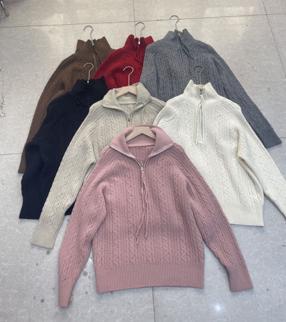 Pull Col Rabattu