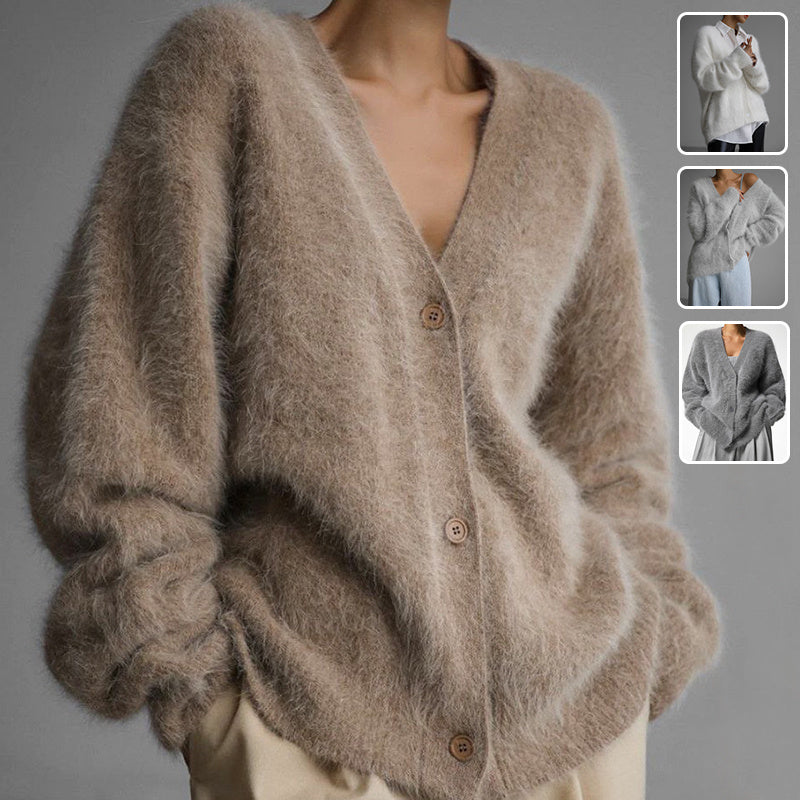 Gilet Loose  Col V Automne-Hiver