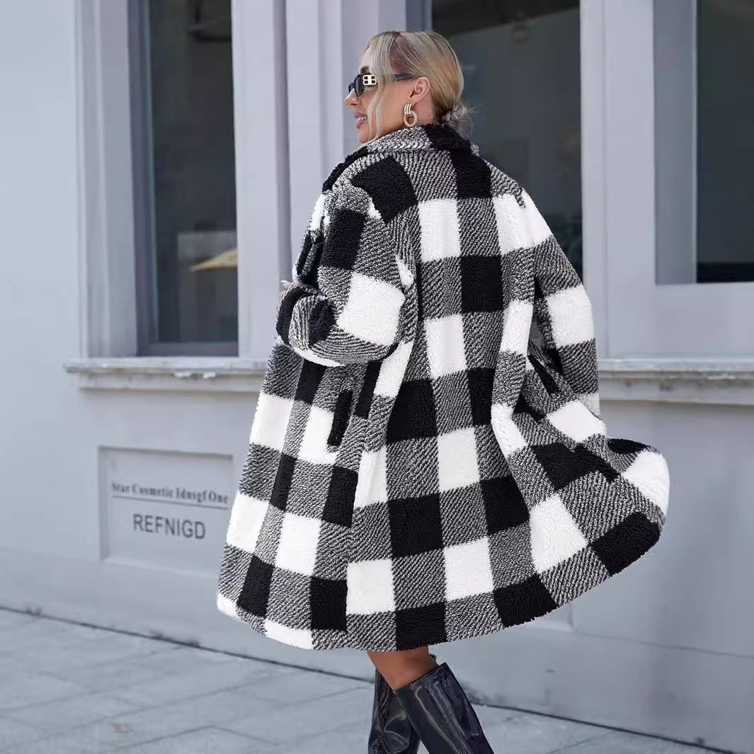 Manteau Carreaux DINA