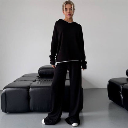 Ensemble Chic : Sweat à Capuche & Pantalon Droit