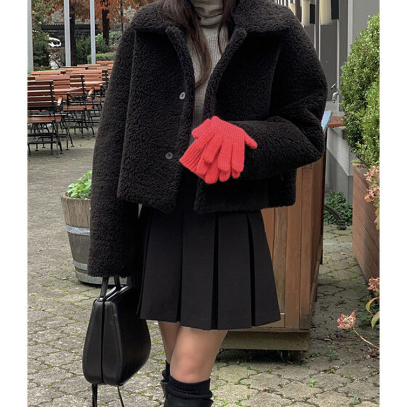 Manteau Réversible en Agneau