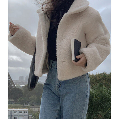 Manteau Réversible en Agneau