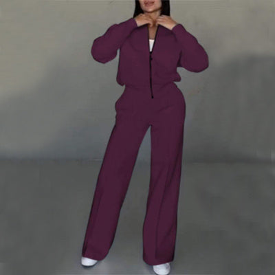 Ensemble Veste Zippée & Pantalon Large