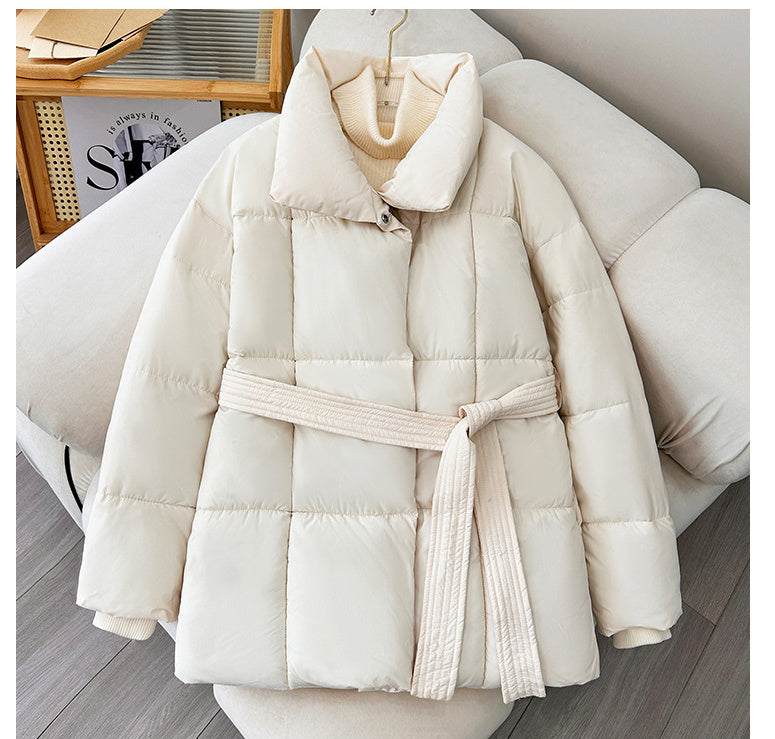 Manteau Cintré avec Ceinture