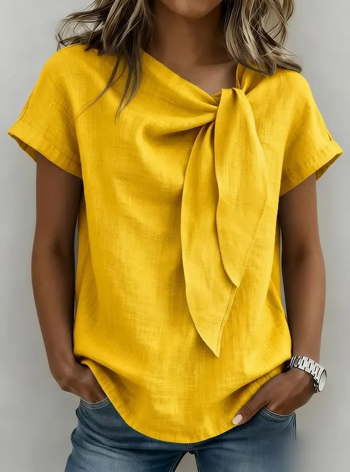 T-shirt d'été décontracté à manches courtes pour femme