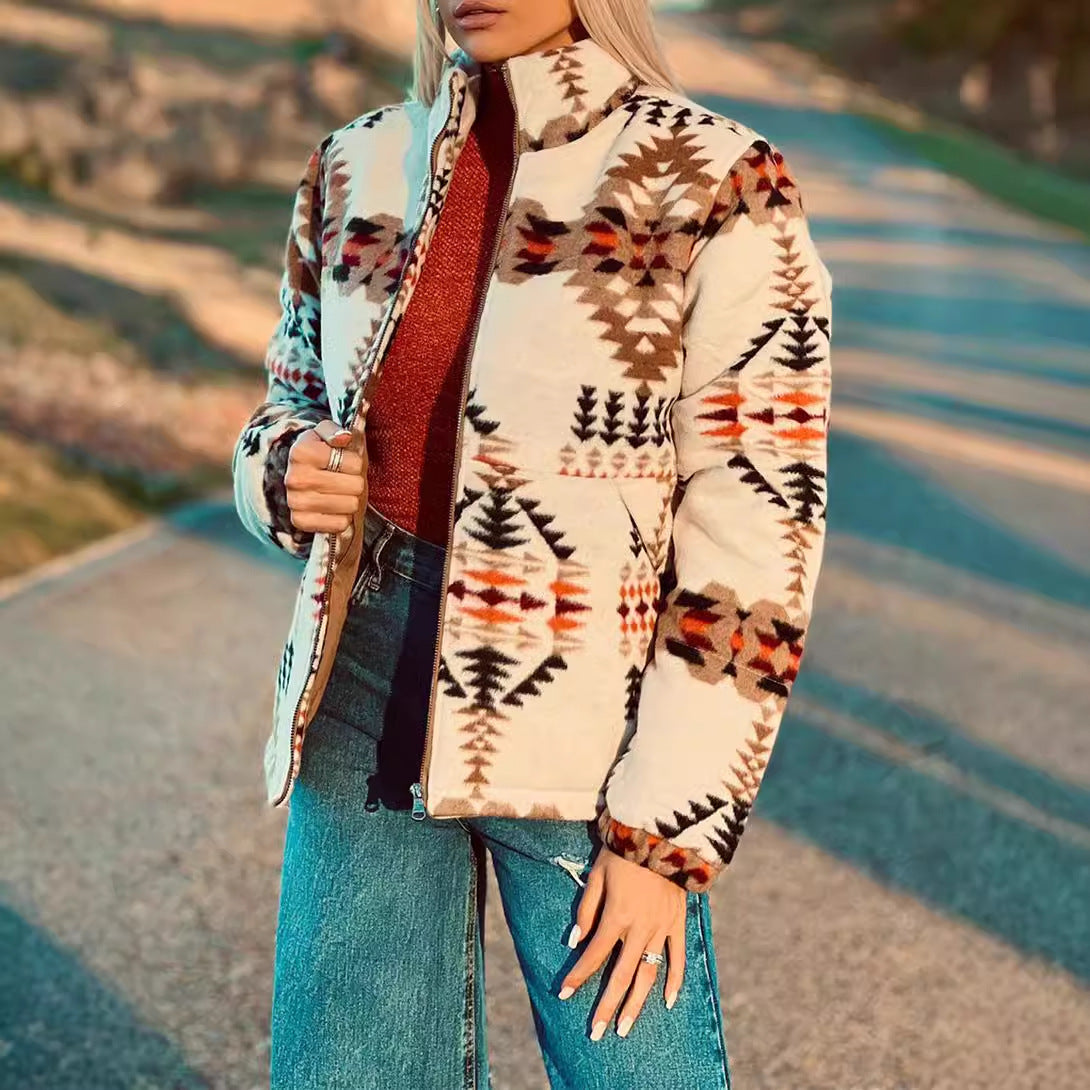 Veste Géométrique Western